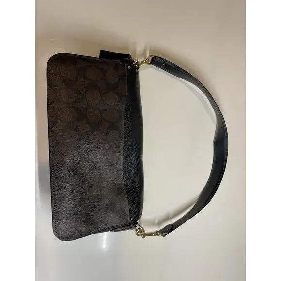 Coach CE563 Morgan Shoulder Bag Crossbody Colorblock Signature With Rivets - Picture 8 of 11